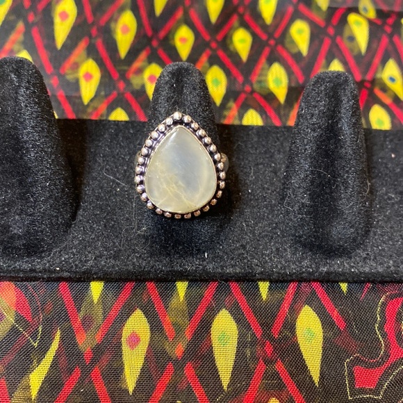 Stamped 925 SS Quartz ring - Picture 1 of 3